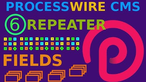 Processwire Repeater Fields