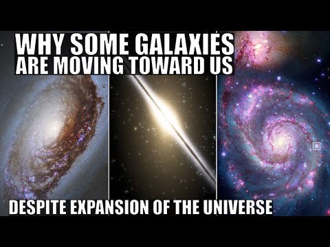 Several Galaxies Moving Toward Us Despite Expansion of the Universe