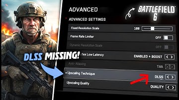 Fix Battlefield 6 DLSS 4 Missing or Not Showing | Battlefield 6 DLSS Problem Solution