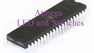 Microcontrollers - Atmega led and switch project