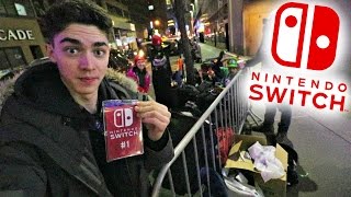 [DAY 27] THE OFFICIAL LINE HAS FORMED - Midnight Launch at Nintendo NY Store