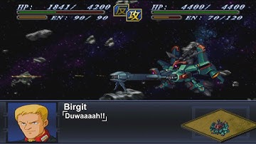 [ENG Sub]Super Robot Wars Alpha 2   Doben Wolf Attacks | 第2次スーパーロボット大戦α - ドーベン・ウルフ 全武装