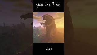 Godzilla v Kong time-lapse build part 1 - Minecraft screenshot 5