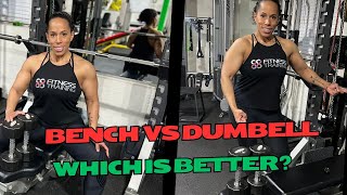 💪 MUSCLE MANIA: BARBELL BENCH PRESS 🆚 DUMBBELL PRESS 💥