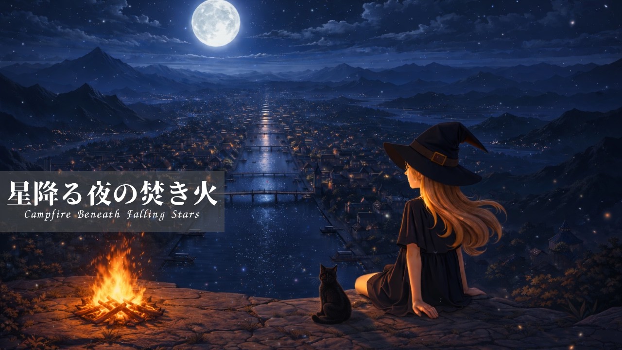 【ケルト/異世界音楽】星降る夜の焚き火｜作業用・勉強用BGM｜