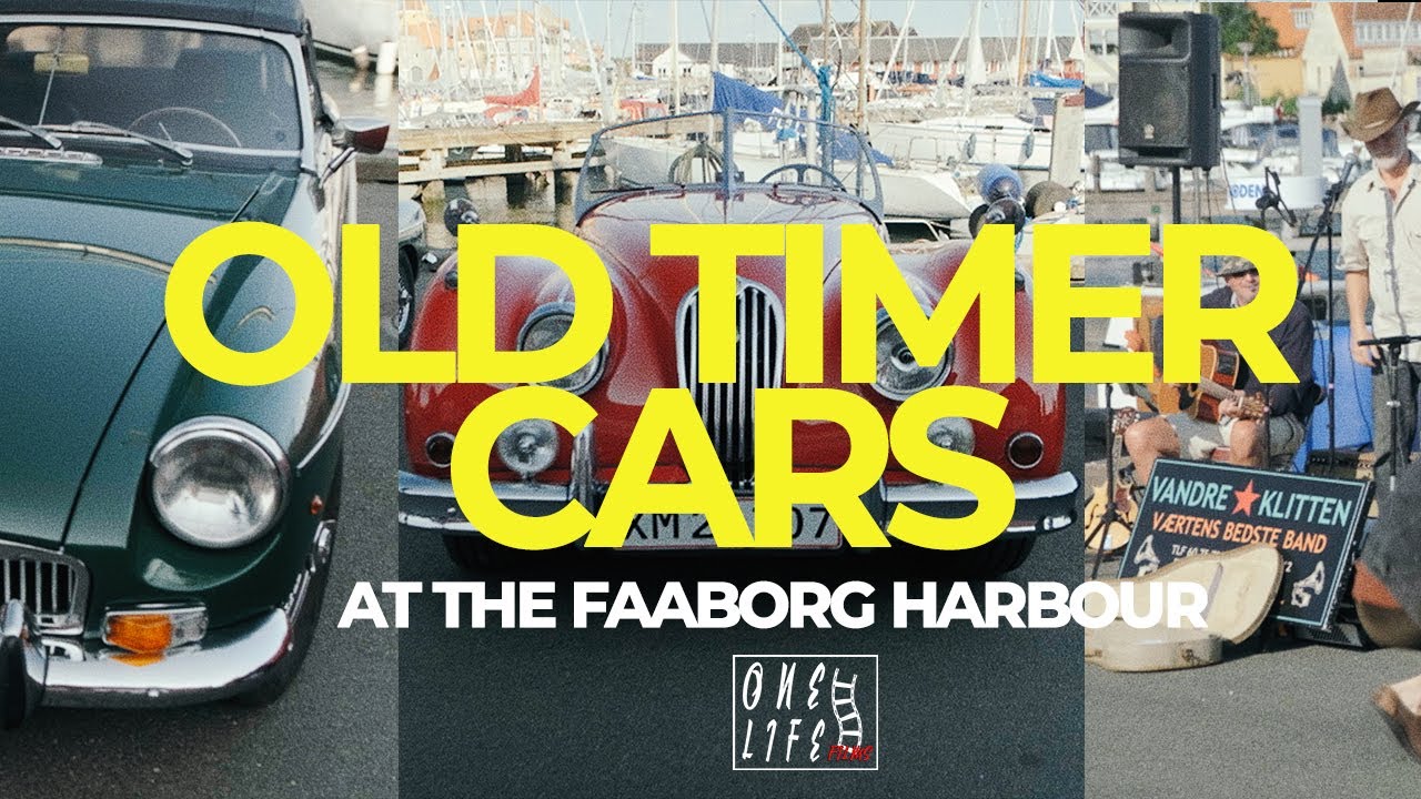 Old timer cars at the Faaborg harbour(DANMARK)