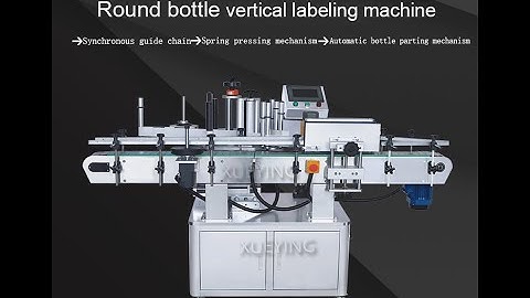 Vertical Round Bottle Labeling Machine