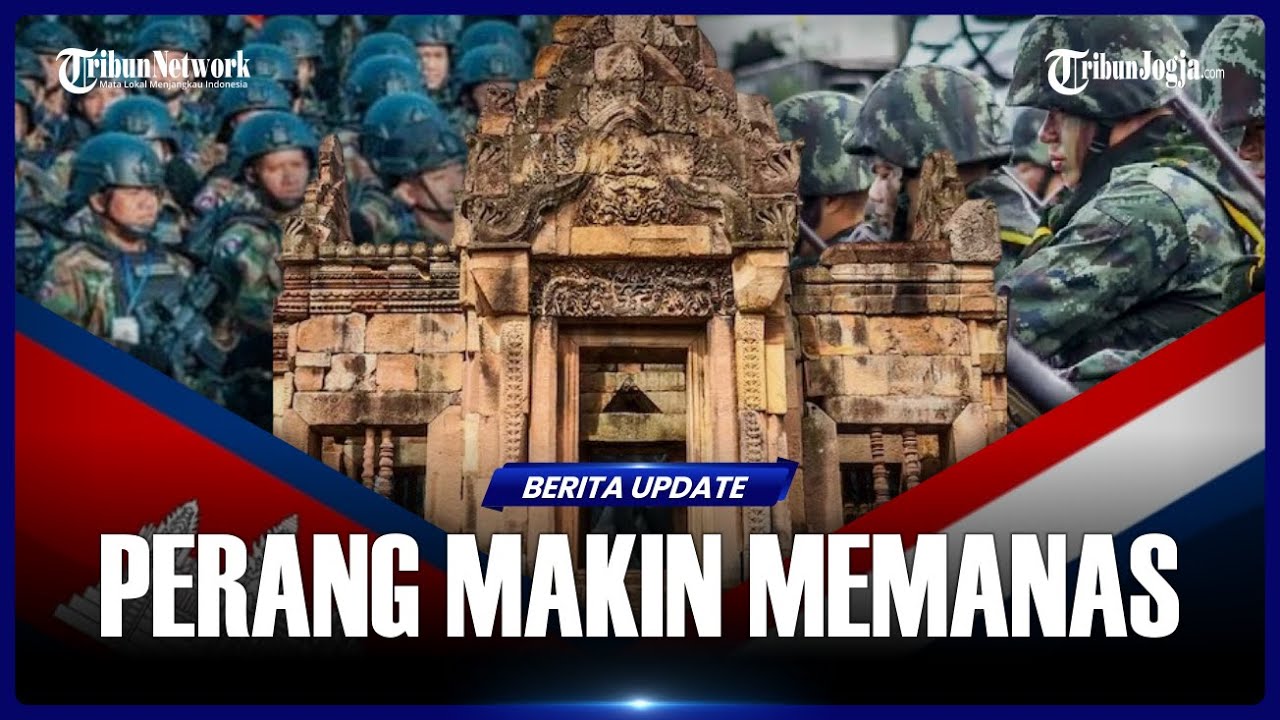 SETENGAH JUTA WARGA DI WILAYAH PERBATASAN THAILAND - KAMBOJA MENGUNGSI