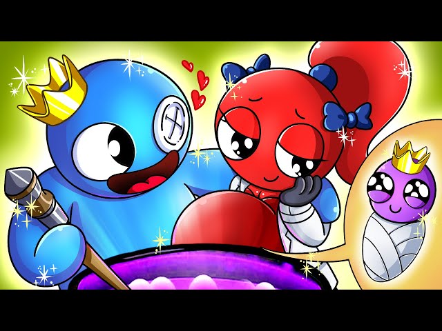 Story Love💙x💜rainbow friend/#rainbowfriendsanimation#blue#purple