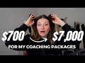 How i went from charging 700 to 7000 for my online coaching