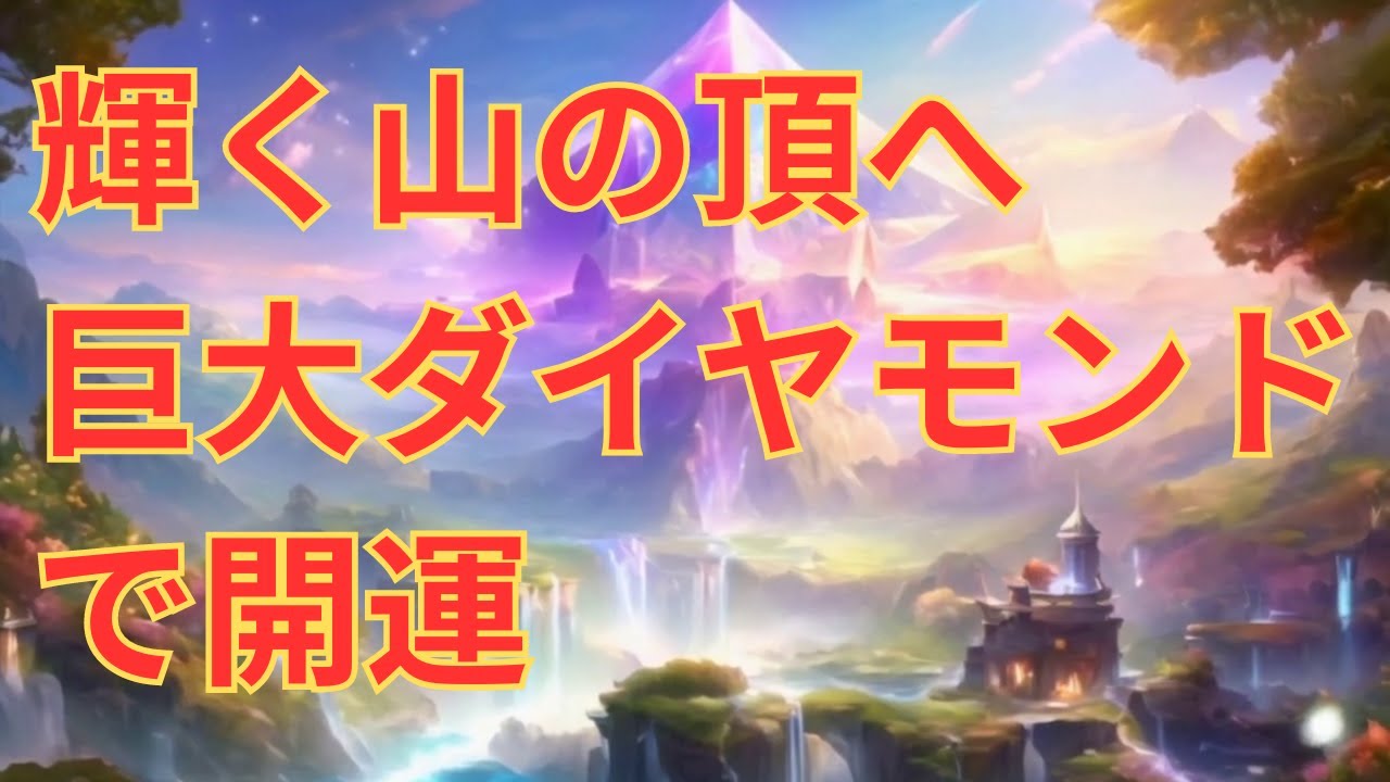 Παρακολούθηση 輝く山の頂へ　巨大ダイヤモンドで開運　To the top of the shining mountain Giant diamonds for good luck στο YouTube