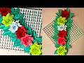 Origami paper flower for wall hanging | room decoration with paper flower