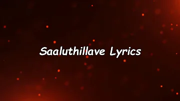 Kotigobba 2 | Saaluthillave | Kannada Lyrical Song 2016  HD| Kiccha Sudeep, Nithya Menen | Love Song
