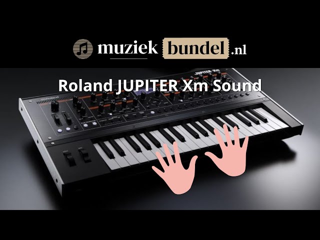 JUPITER Xm - Hoe klinkt de Roland JUPITER Xm Synthesizer? - Synthwave Sound