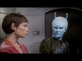 Tpol and shran spar while archer watches