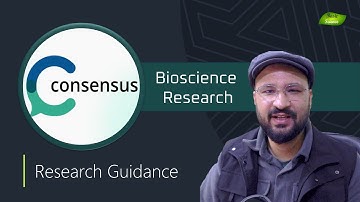 Consensus for Bioscience Research | Research Guidance | Literature Search| Basic Science Series