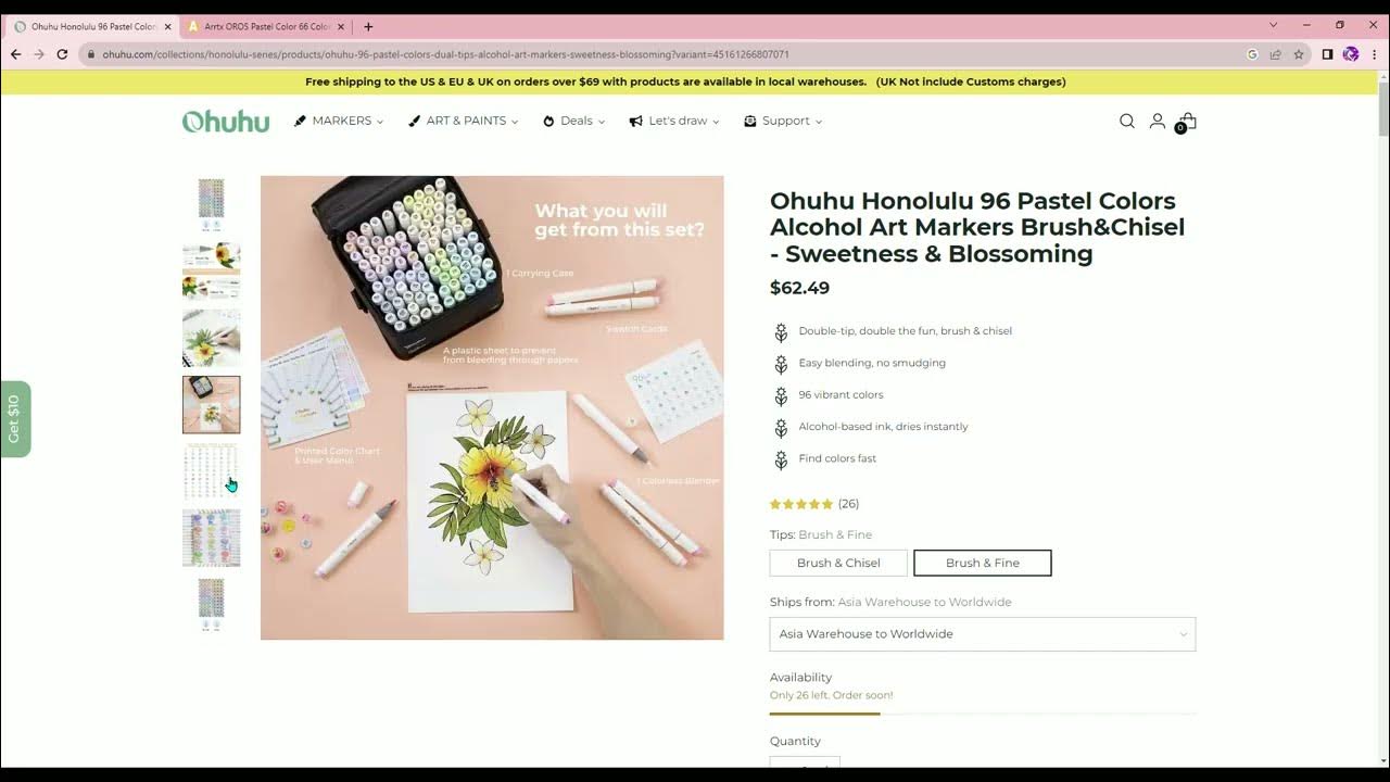 Ohuhu vs Arrtx (a quick video) YouTube