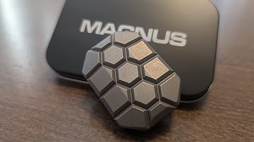 Magnus Turtle "Stonewashed" 3 Click Titanium Slider Unboxing