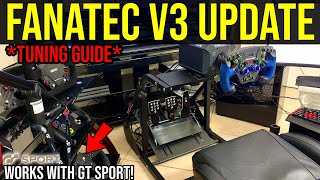 New Fanatec Update Works With GT Sport And Improves V3 Pedals