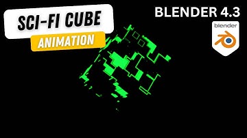 SCI FI Cube Blender 4.3 | Motion Graphics