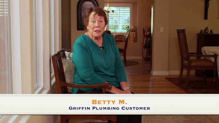 Griffin Plumbing Santa Maria / Orcutt  Authentic 5 Star Customer Review by Betty M.