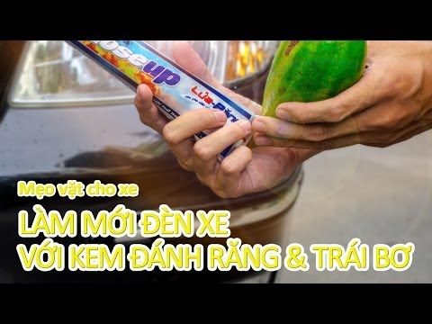 Video: Kem đánh răng có thực sự làm sạch đèn pha?