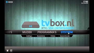 Tutorial | Installeer de addon installer (www.tvbox.nl)
