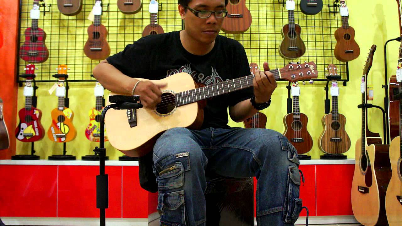 atlas acoustic guitar size 1 2 test by mrpook youtube 1 2 size acoustic guitar