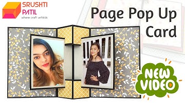 Scrapbooking page pop up card Tutorial | by Srushti Patil