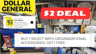 Dollar General Buy one get one Free  & Buy one get one 50% off plus $5 coupon