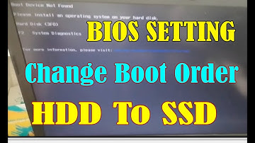 How to Change Window OS booting from HDD to SSD in BIOS SETTING |no bootable device found Windows 10
