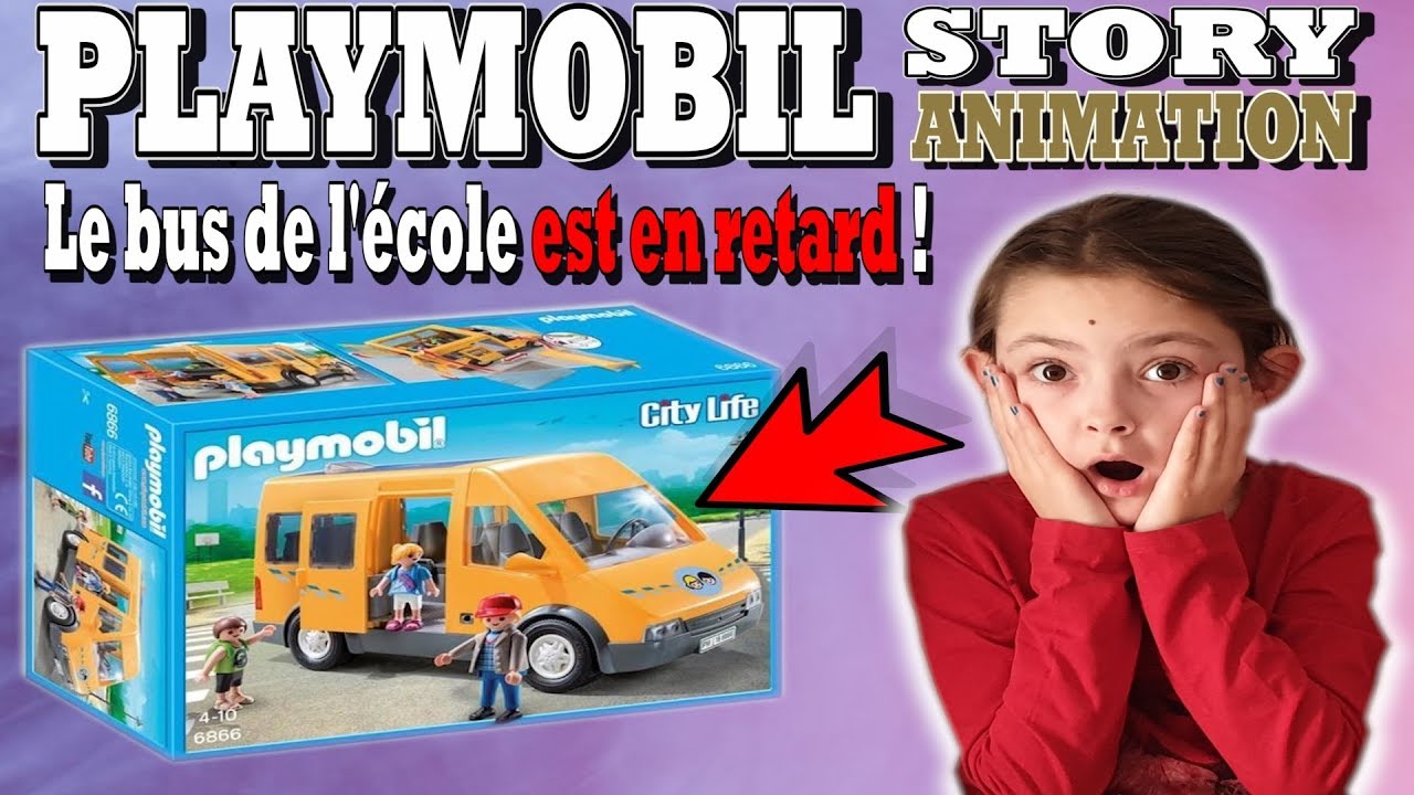 playmobil school bus 6866