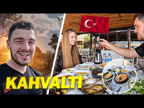 Turkish breakfast in Maltepe, Istanbul (Kahvalti) 🇹🇷