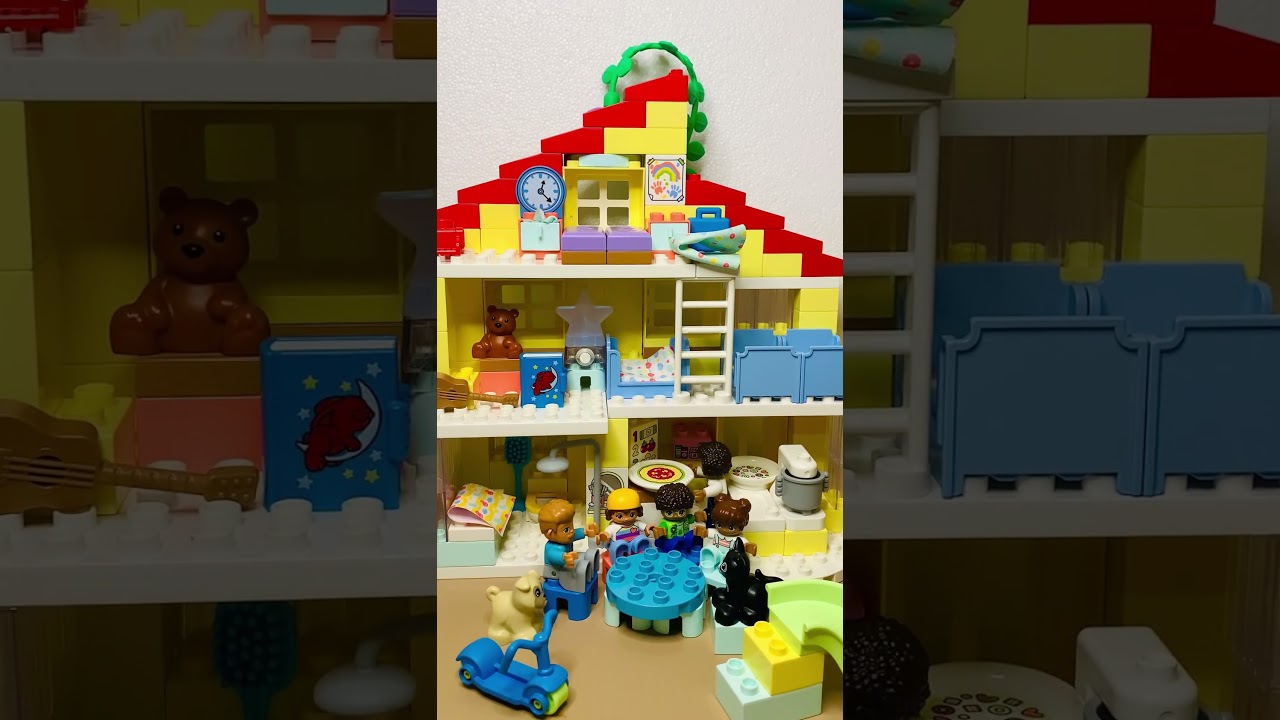 Lego building for toddlers | LEGO DUPLO Town 3 in 1 Family House 10994 