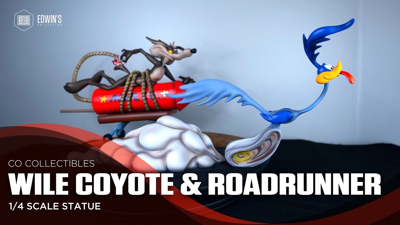 Figurine Résine Démons Et Merveilles – Bip Bip Et Coyote (Warner Bros, Collection)