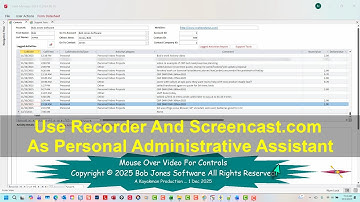 Camtasia 2026 Use Recorder And Screencast.com As Personal Administrative Assistant 2025 12 01