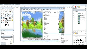 Make your  image - animated wave in GIMP 2.8