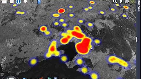 Dynamic incident density heatmap for ViC, happened in 2013