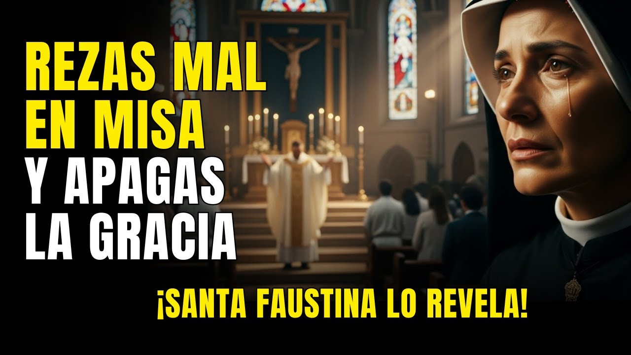 ¿REZAS MAL EN LA MISA? SANTA FAUSTINA REVELA EL ERROR QUE APAGA LA GRACIA
