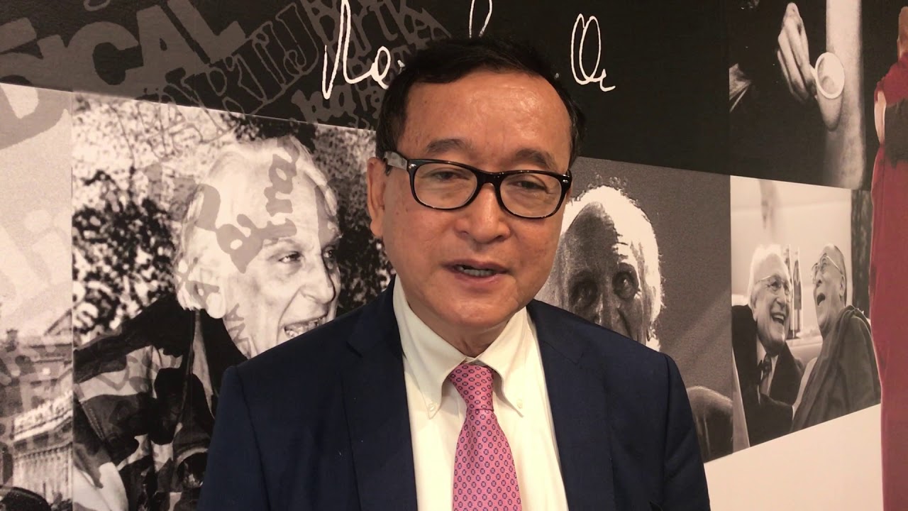 Sam Rainsy invites everybody to join the Nonviolent Radical Party