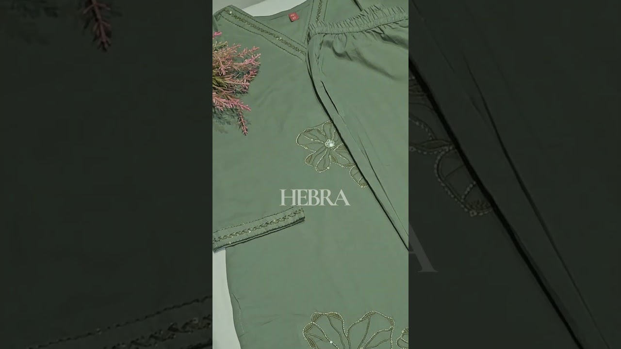 Olive Green Cambric Cotton Suit Design🌿| Semi-party & Festive Wear #cotton #churidar #indianfashion