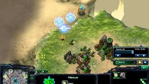 SC2 funny Phantom mode Cannon rush