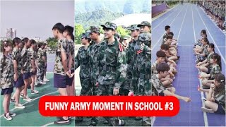 Funny army training moment in Chinese School #3