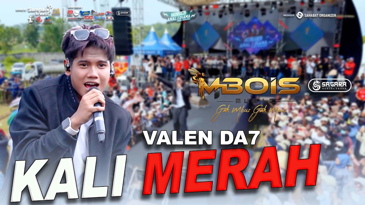 VALEN DA7 KALI MERAH X MBOIS MUSIC KONSER AMAL 1 IRAMA PEDULI NUSANTARA SAMPANG