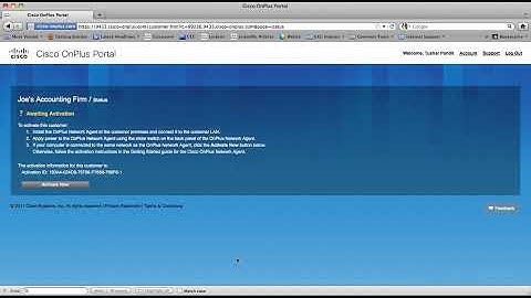 Adding a Cisco OnPlus customer account
