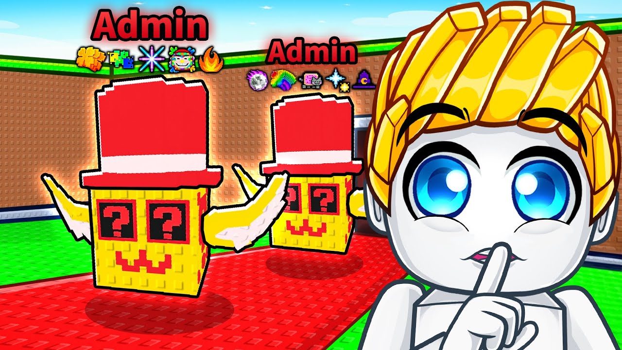 偷一個腦腐作者給了我無限個管理員幸運方塊...結果！？【Roblox 機械磚塊】