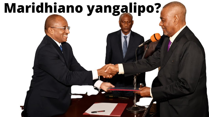 Hii ndiyo taswira ya maridhiano ya Zanzibar kupitia uchaguzi wa Pandani