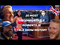 20 MOST UNCOMFORTABLE MOMENTS IN TALK SHOW HISTORY REACTION!! | OFFICE BLOKES REACT!!