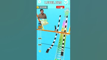 Stunt Rails Level 329 🔥 shorts video #varilshorts #viralvideo #shortsfeed #shorts