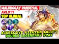 Aggressive Assassin Build Double Legendary Play [ Top Global Arlott ] malunggay pandesal - MLBB